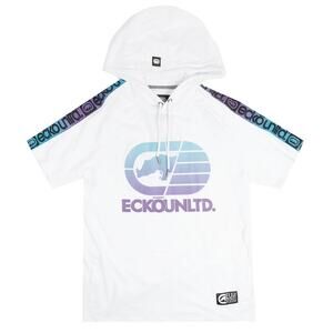Ecko Unltd Men's Hoodie T-Shirt Gradient Puff Print Logo Short Sleeve Tee